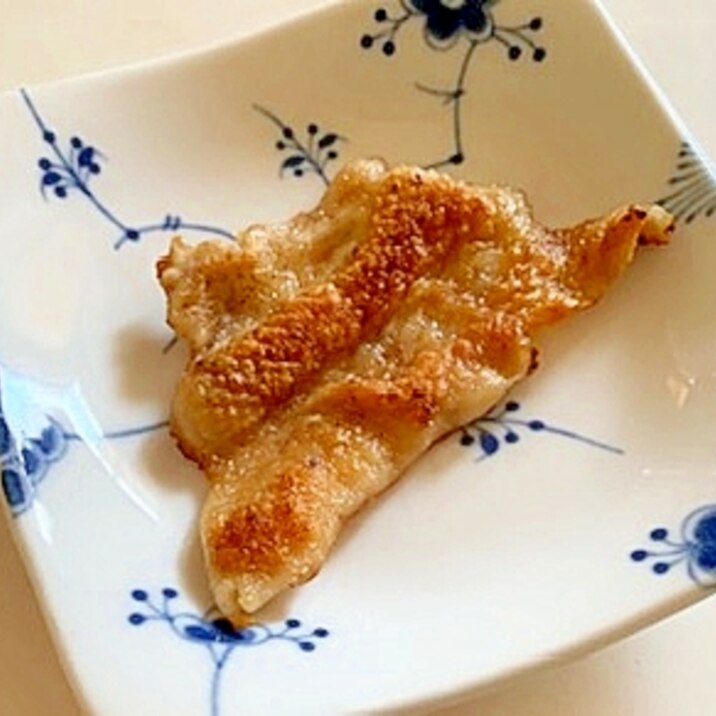 鶏皮丸ごと　パリパリ焼き